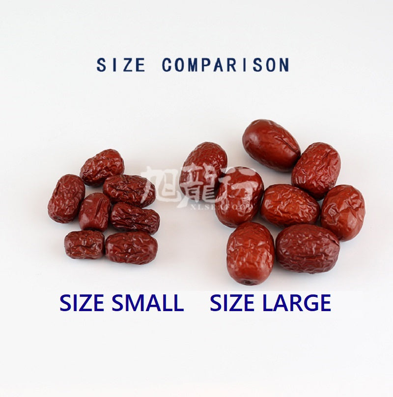 XLSEAFOOD CHINA Xinjiang Grade Premium Organic Nature Unsulphure jujube size Jumbo